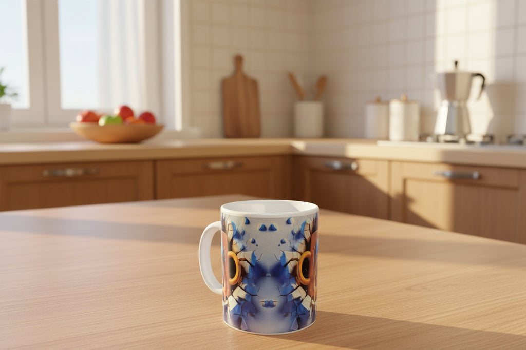 Emoji Printed 11oz Mug | Fun Emoji Coffee Cup | Heat Pressed Ceramic Mug | Gift for Him or Her