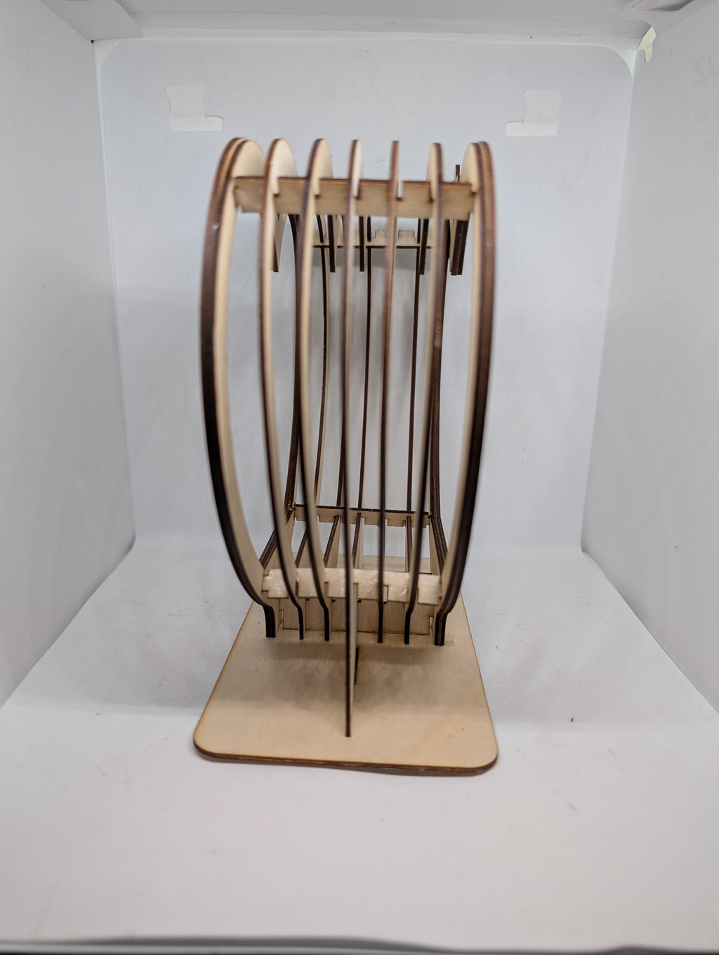 Handmade Layered Heart Tea Light Holder – Wooden Valentine's Decor