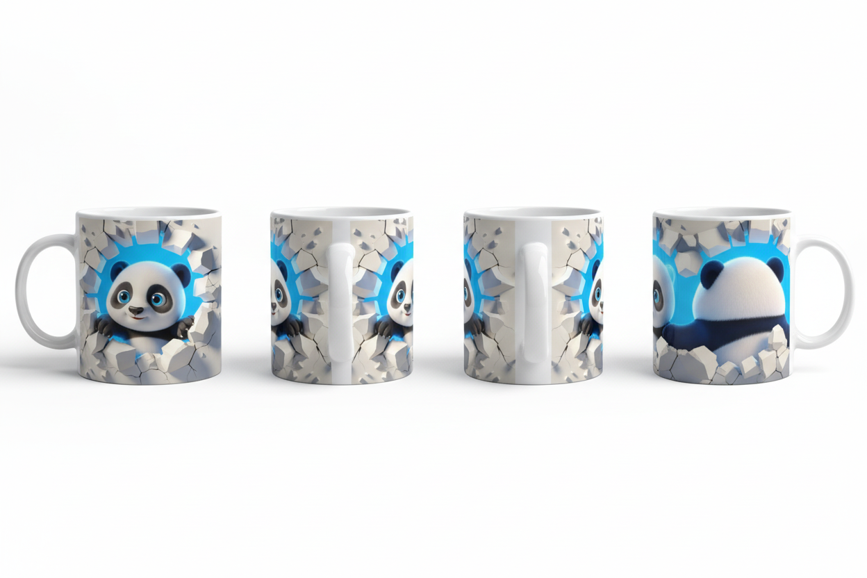 Baby Panda Printed 11oz Mug