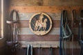 🐎 Horse Wall Clock – Handmade Wooden Design