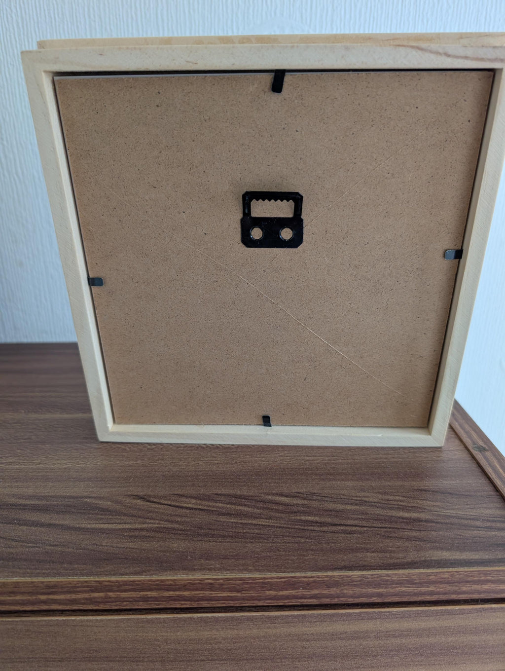 Laser Cut Wedding Ring Frame – Handmade Wooden Keepsake