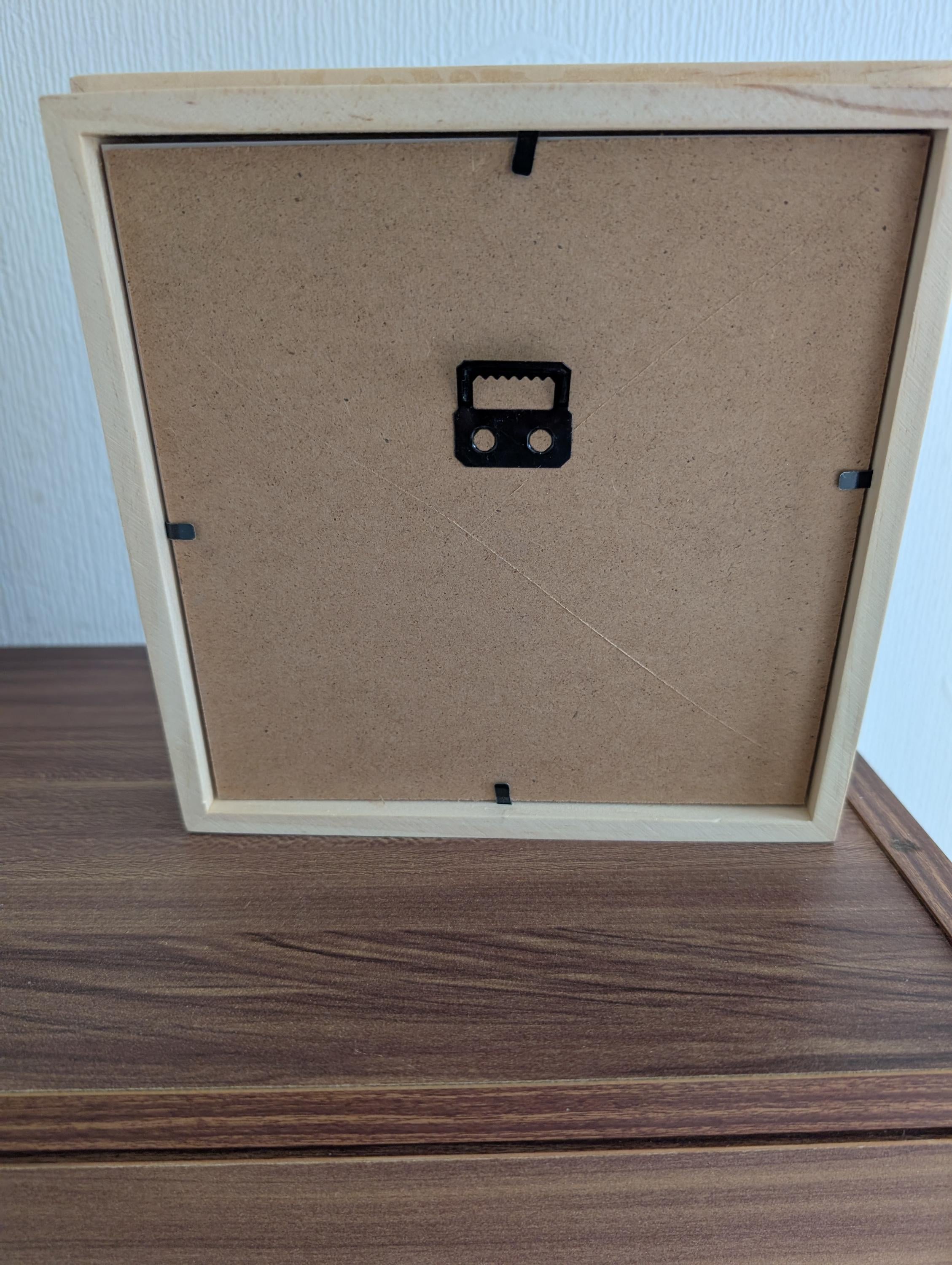 Laser Cut Wedding Ring Frame – Handmade Wooden Keepsake