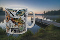 Fishing Printed 11oz Mug | Funny Fishing Coffee Cup | Angler Gift | Heat Pressed Ceramic Mug