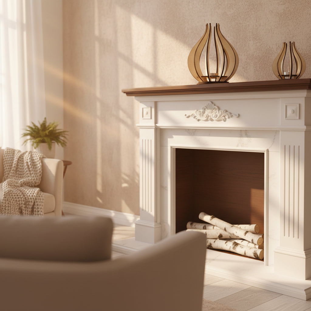 Handmade and laser cut Tea light Stands