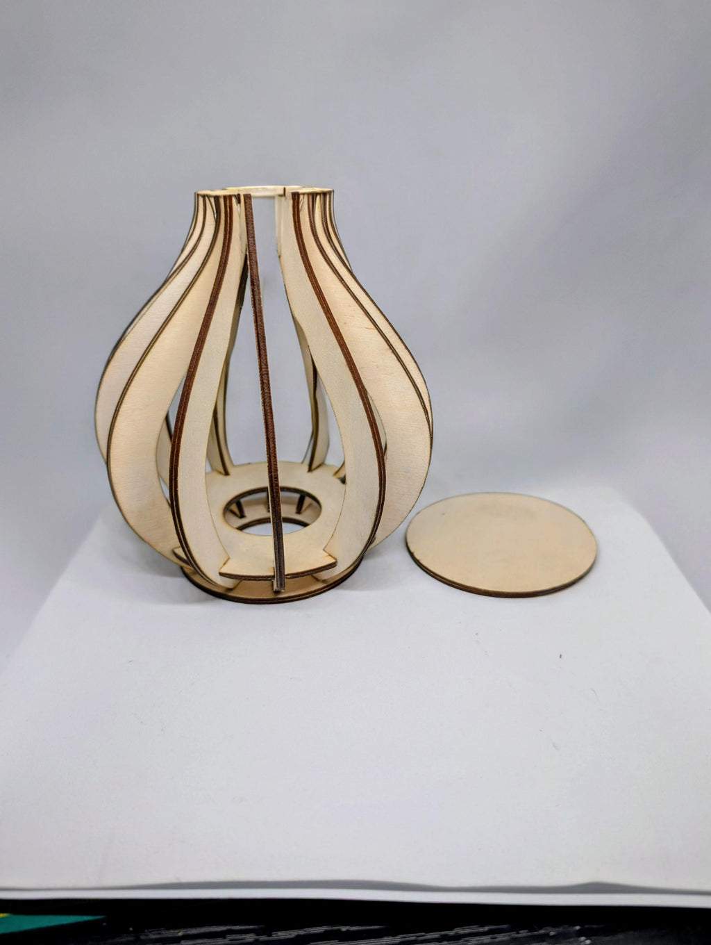 Handmade and laser cut Tea light Stands