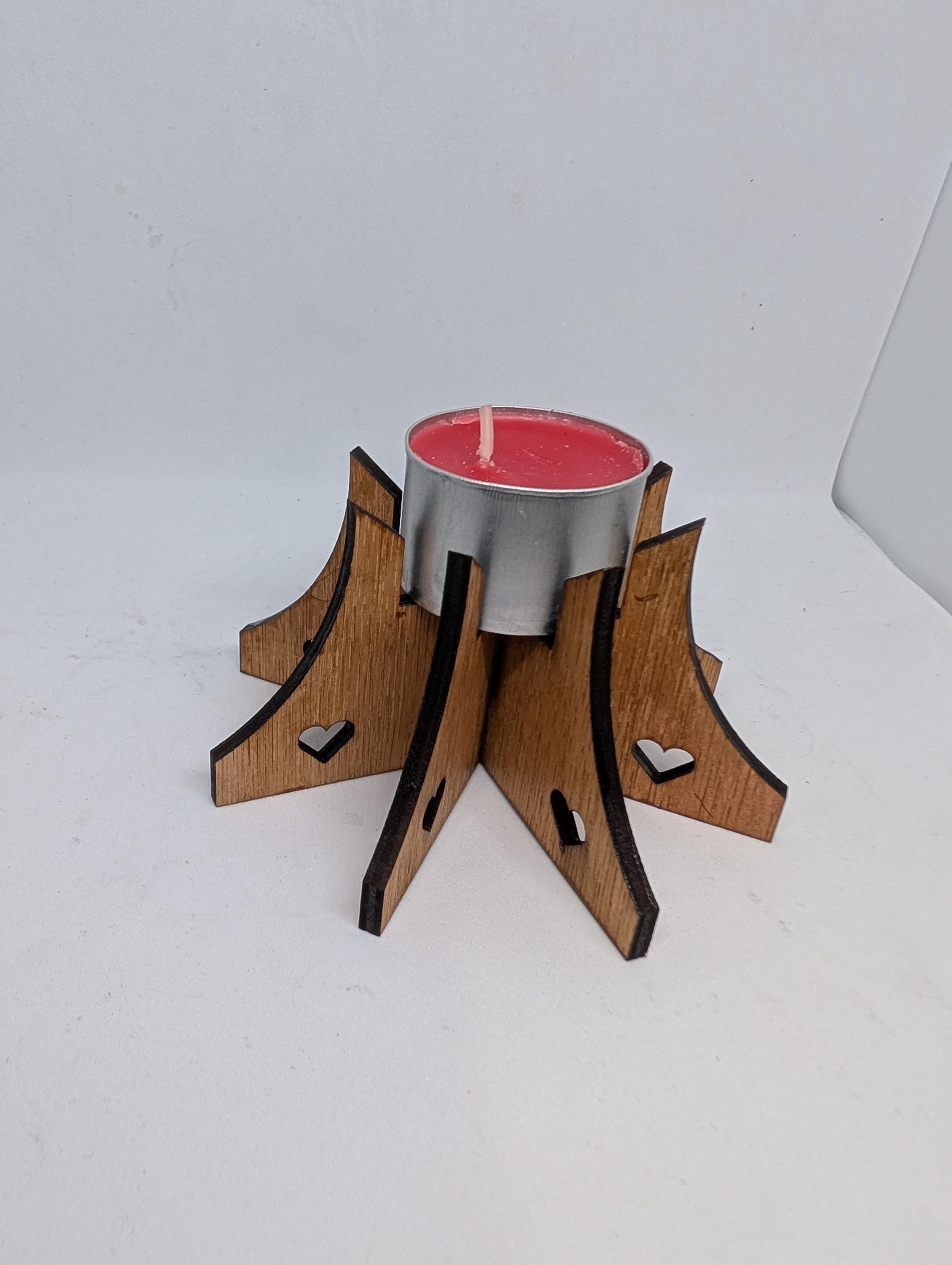 Handmade and Laser Cut Tea Light Stands | Wooden Candle Holders | Rustic & Modern Home Décor