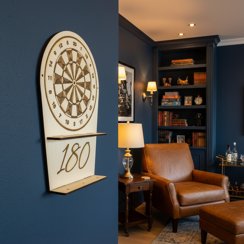 3 Dart Holder – Handmade Wooden Wall Mount