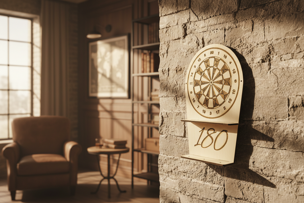 3 Dart Holder – Handmade Wooden Wall Mount