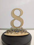Wooden Table Numbers | Handmade Laser Cut Table Numbers | Wedding & Event Table Décor