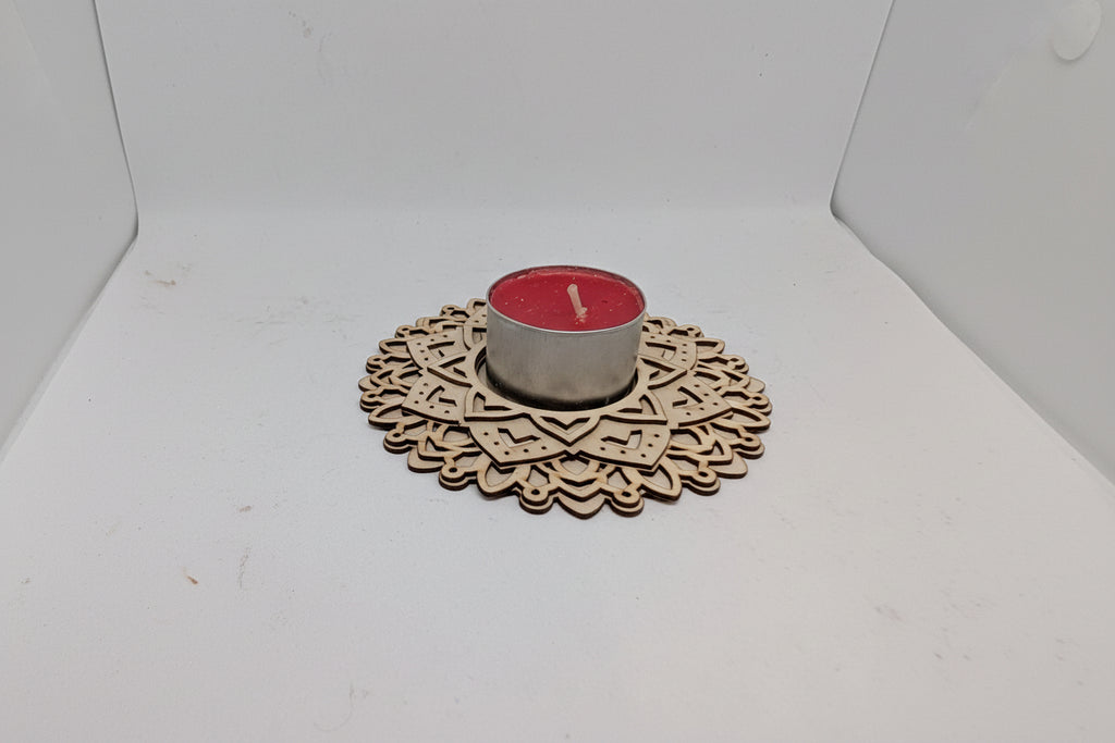 Handmade and Laser Cut Tea Light Stands | Wooden Candle Holders | Rustic Home Décor